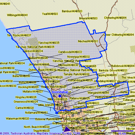 Joondalup Map